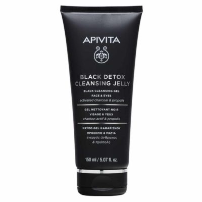 Apivita Μαύρο Gel καθαρισμού – Πρόσωπο και Μάτια 150ml