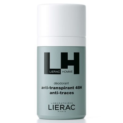 Lierac Homme Deodorant 48h Ανδρικό Αποσμητικό με 48Ωρη Δράση κατά του Ιδρώτα Χωρίς Ίχνη, 50ml