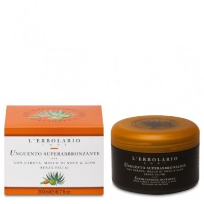 L'Erbolario Super-tanning Ointment, Τζελ για βαθύ μαύρισμα, 200ml