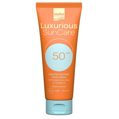 Intermed Luxurious Suncare Αντηλιακή Κρέμα Προσώπου SPF50, 75ml